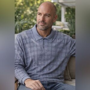 Arrow Men’s XL Blue Long Sleeve Polo